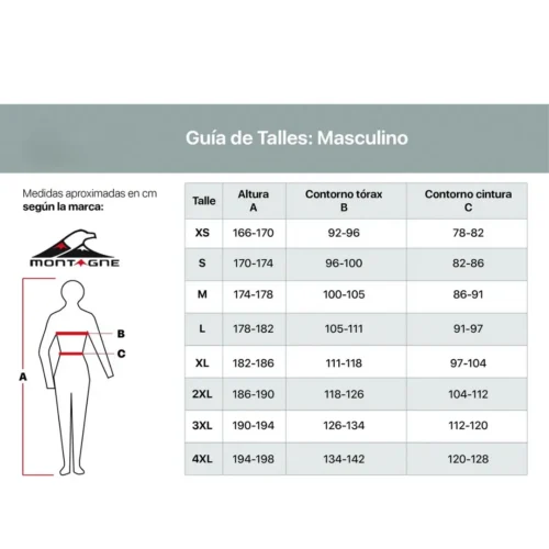 Chomba Montagne Dry Pro /Bolsillo Negro S