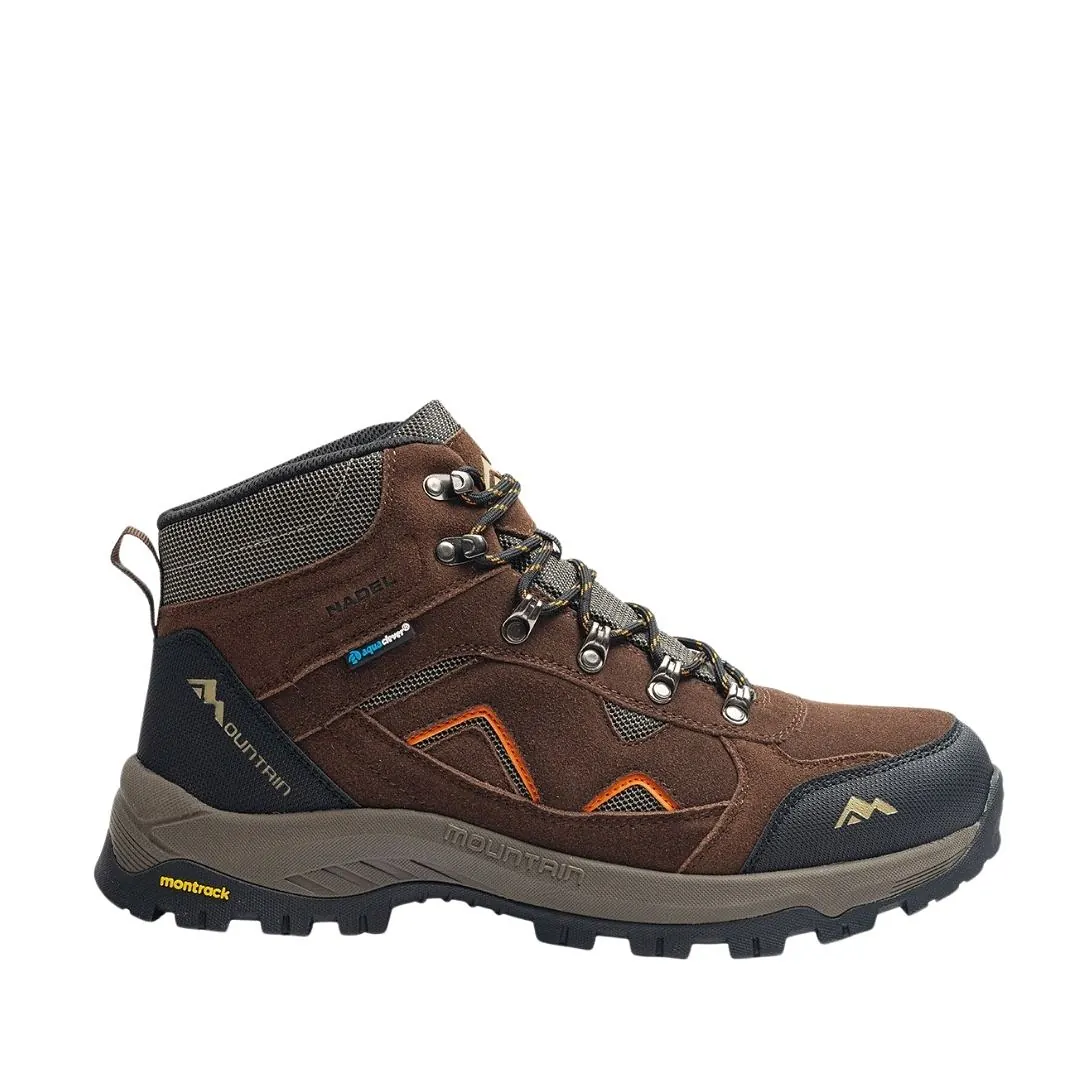 Calzado Bota Nadel Hombre N°45 Marron/Naranja Mountain