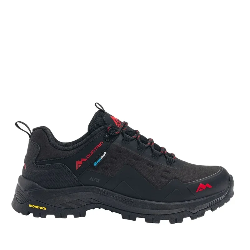CALZADO MOUNTAIN ZAPATILLA ALPIX M´S N°42 NEGRO/ROJO Calzado Zapatilla Alpix Hombre N°42 Negro/Rojo Mountain