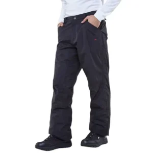 Pantalon Montagne Pre Ski Pro Hombre con Trampa de Nieve Negro M