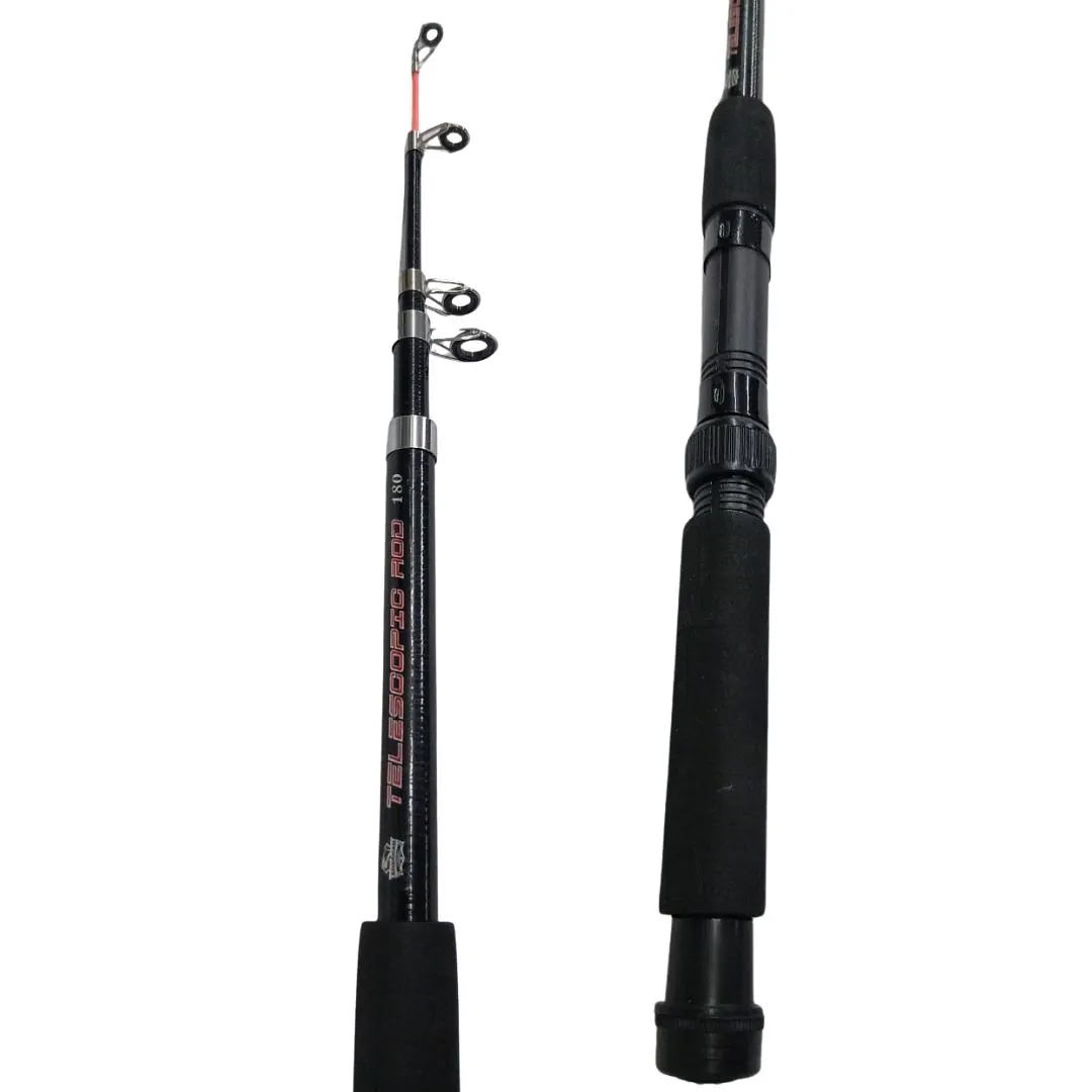 Caña Telescópica American Fishing 1,80mts Accion Liviana 5Secc