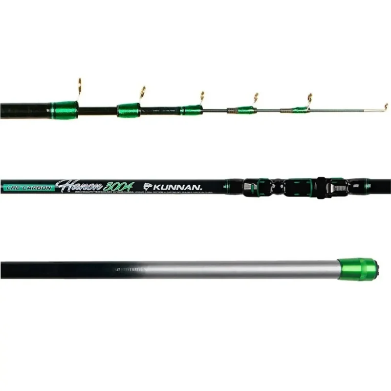 CAÑA KUNNAN HANON 3,00MTS TEL 4SECC. 10-30GRS P/PEJERREY (HANON3004) CARBONO