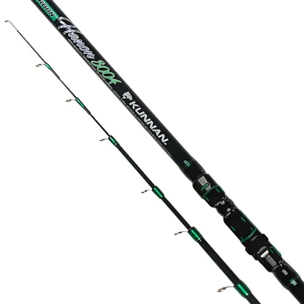 CAÑA KUNNAN HANON 3,30MTS TEL 4SECC. 10-30GRS P/PEJERREY (HANON3304) CARBONO