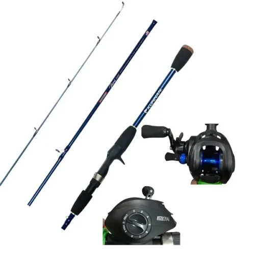 COMBO BAIT CAÑA KUNNAN IBERA 1,95MT 1T 10-17LBS + REEL WATERDOG VEZEL 204L ZURDO 3+1RUL 6,3:1 Combo Baitcasting Caña Kunnan Ibera 1,95Mt 1 Tramo 10-17Lbs + Reel Waterdog Vezel 204L Zurdo 3+1Rul Lexus