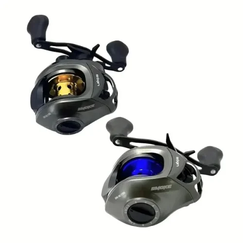 REEL LEXUS BAIT CAST SMOKE SM-120R "DERECHO" 5+1RUL/REC "6,3:1" 0.26-200MTS (BK120R - GL120R) Reel Baitcasting Lexus Smoke Sm-120 Derecho