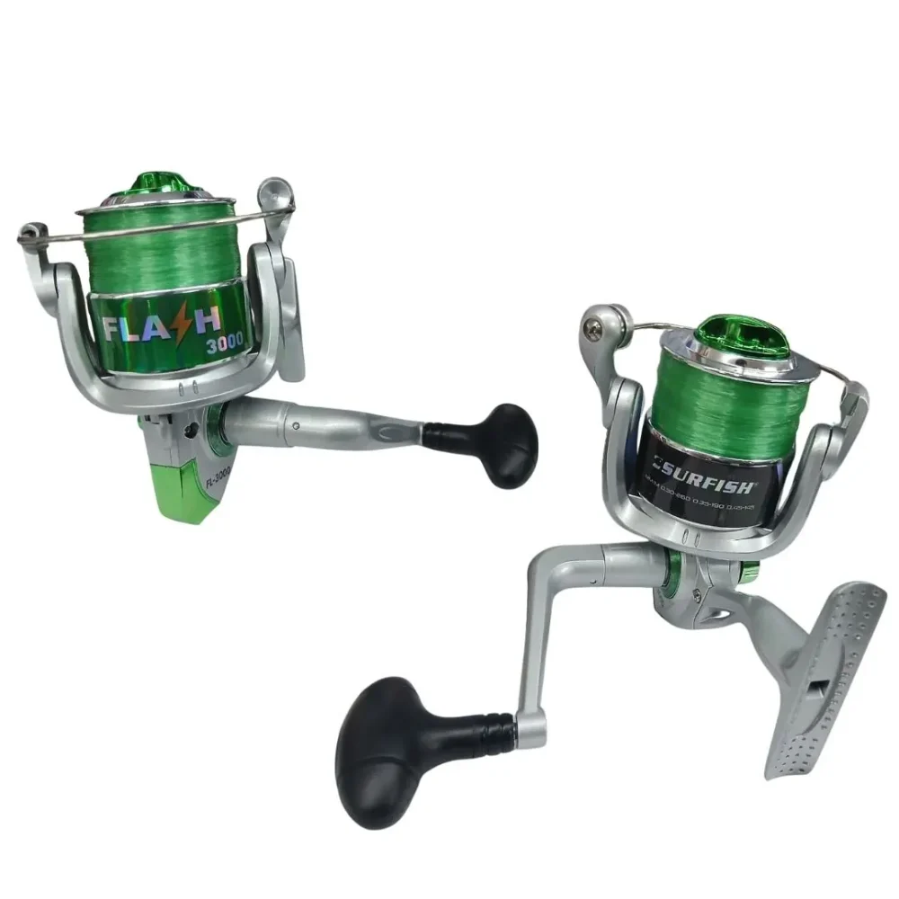 Reel Surfish Frontal Flash 2000 3Rul 0.30-170Mts Rg: 0,0:1 "C/Nylon" (Flash2000) - 1 Reel Surfish Frontal Flash 2000 3Rul 0.30-170Mts Rg: 0,0:1 "C/Nylon" (Flash2000)