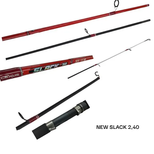 Caña New Slack 2,40mts 2Ttrs. 10-120Bs Lexus