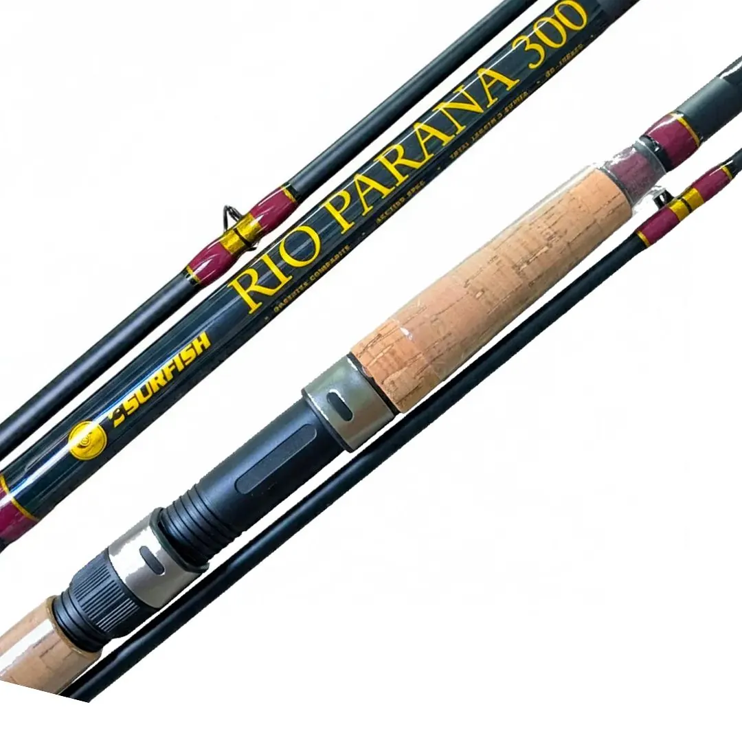 Caña Bando Rio Parana 3,60Mts 2 Tramos 200-300Grs Grafito Heavy Caña Bando Rio Parana 3,60Mts 2 Tramos 200-300Grs Grafito Heavy
