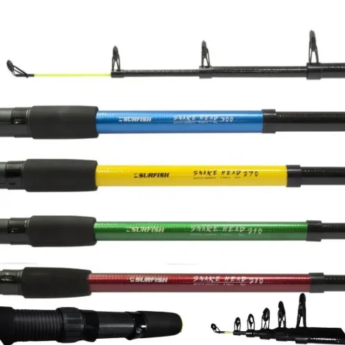 CAÑA SURFISH SNAKE 2,40MTS TEL 5SECC. 10-30GRS (SNAKE240) Caña Telescópica Snake 2,40mts 5Secc. 10-30Grs Surfish