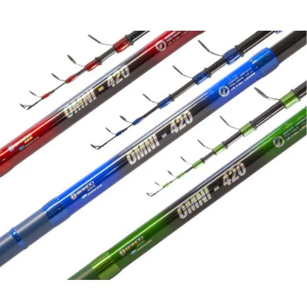 Caña Telescopica Bando Omni 4,00Mts 5 Secciones 20-50Grs Grafito