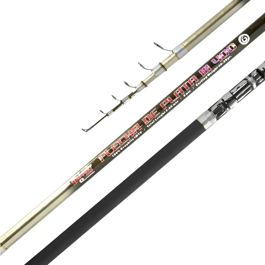 Caña Bando Flecha De Plata III 4,20Mts Telescópica 5Ecc. 40-80Grs "Grafito" (Fle-III-42)