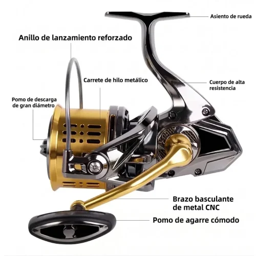 Reel Frontal Surf Master Ngk12000 7 Rul