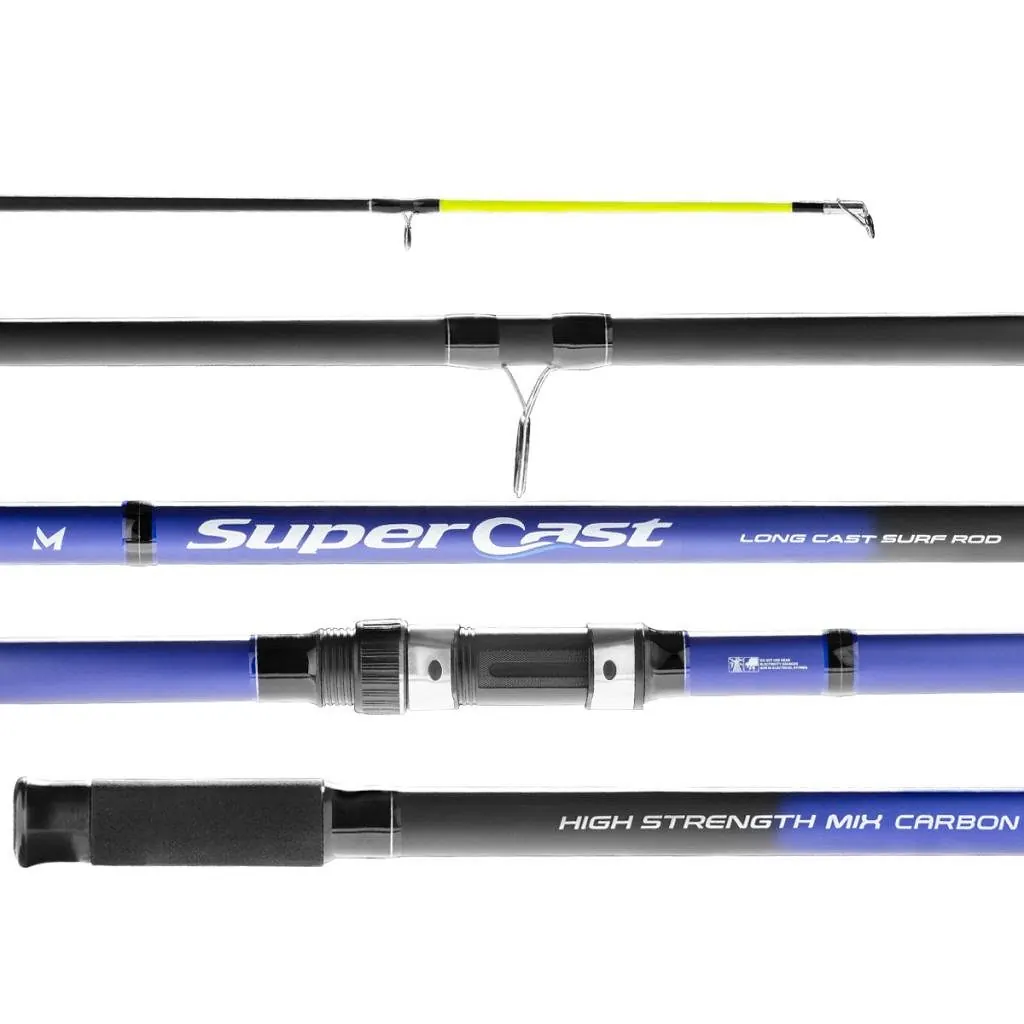 Caña Marine Sport Super Cast 3,90mts 3 Tramos 100-250grs Surfcasting Caña Marine Sport Super Cast 3,90mts 3 Tramos 100-250grs Surfcasting