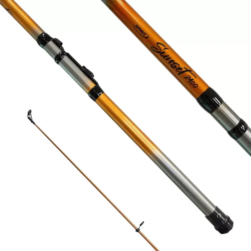 CAÑA SPINIT SUNSET 2,40MTS TEL 5SECC. 20-40GRS 141199 Caña Spinit Sunset 2,40Mts Telescópica 5Secc. 20-40Grs 141199