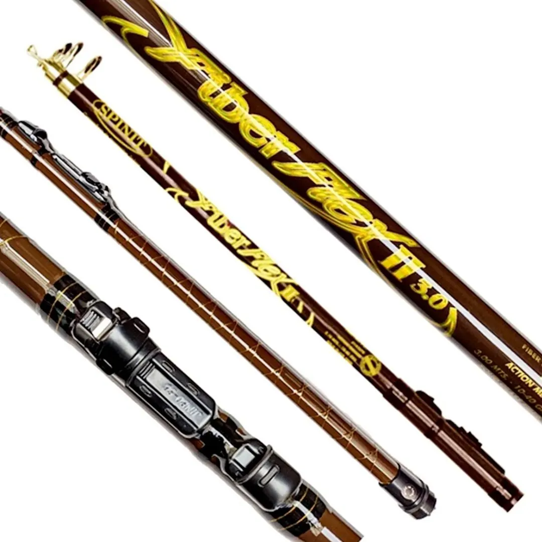 Caña Spinit Fiber Flex II 3,90Mts Telescópica 5Secc. 20-50Grs 149066