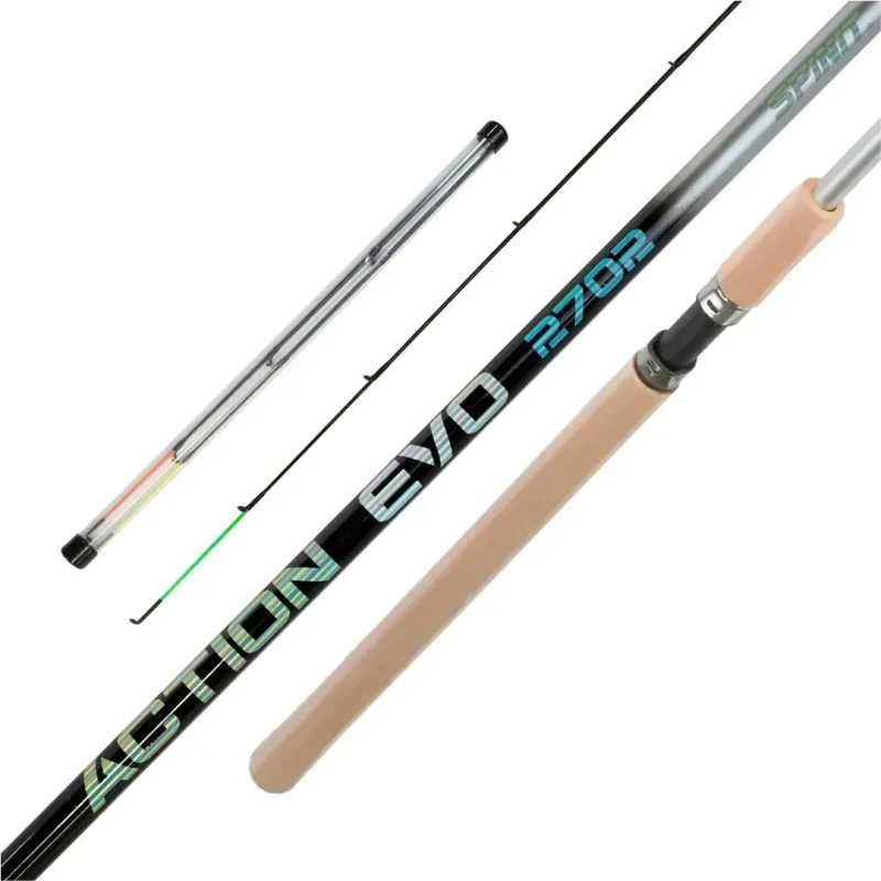 Caña Evo 2702 2 Tramos + 3 Punteras Spinit