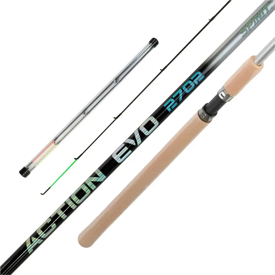 CAÑA SPINIT ACTION EVO 2702+3 PUNTERAS 2,7MTS 2T 10-30GRS (258034) Caña Evo 2702 2 Tramos + 3 Punteras Spinit
