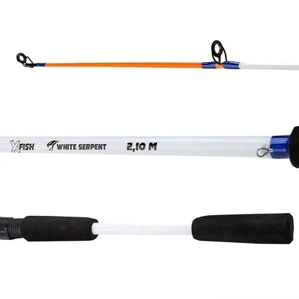 CAÑA RED FISH "SOLID" WHITE SERPENT 1,80MTS 2T 25-50LBS (SOLID9) Caña 2 Tramos Solid White Serpent 1,80mts 25-50Lbs Red fish