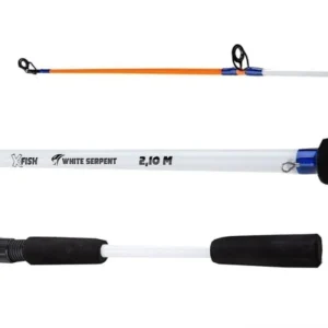 Caña Red Fish 2 Tramos Solid White Serpent 2,40mts 25-50Lbs