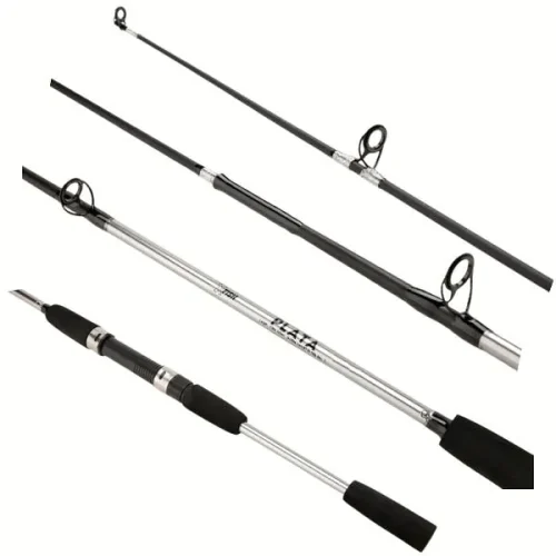 Caña 2 Tramos "Solid" Plata 1,80Mts 15 25Lbs Red fish