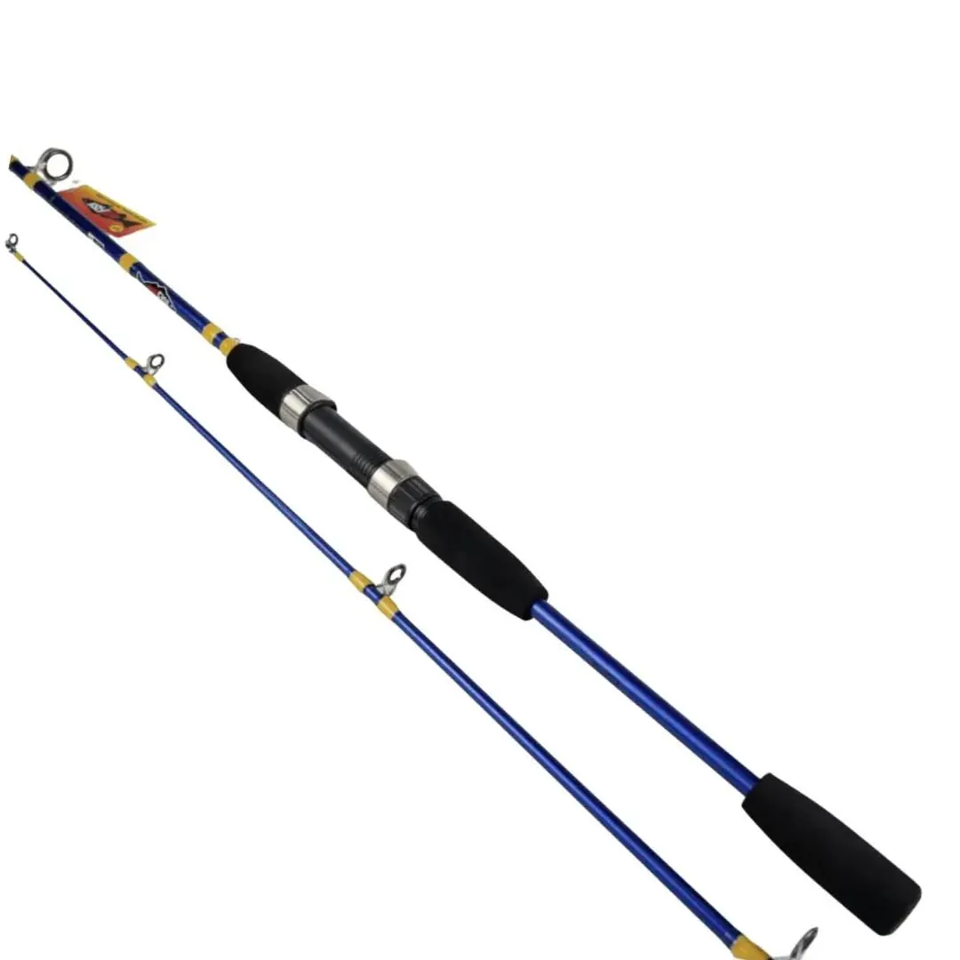 CAÑA RED FISH "SOLID" METAL AZUL CON METAL AMARILLO 2,70MTS 2T 15-25LBS (SOLID38-2.70) Caña Solid Metal Azul y Amarillo 2,70mts 15-25 Lbs Variada Red fish