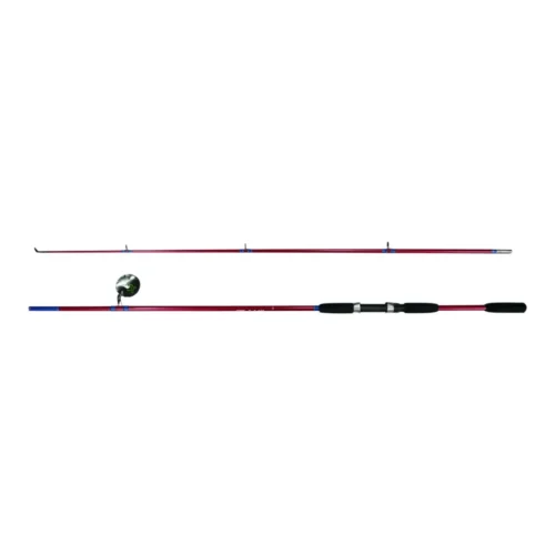 CAÑA RED FISH SOLID METAL ROJO Y PLATA 2,70MTS 2T 15-25LBS (SOLID36-2.70) Caña 2 Tramos Red Fish Solid Metal Rojo y Plata 2,70mts 15-25Lbs