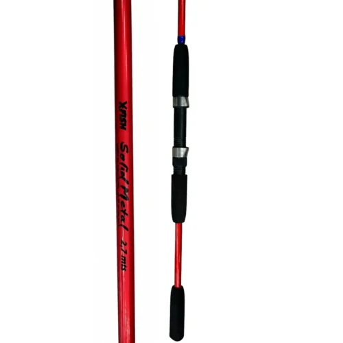 CAÑA RED FISH SOLID METAL AZUL Y ROJO 2,70MTS 2T 15-25LBS (SOLID39-2.70) Caña 2 Tramos Red Fish Solid Metal Azul y Rojo 2,70mts 15-25Lbs