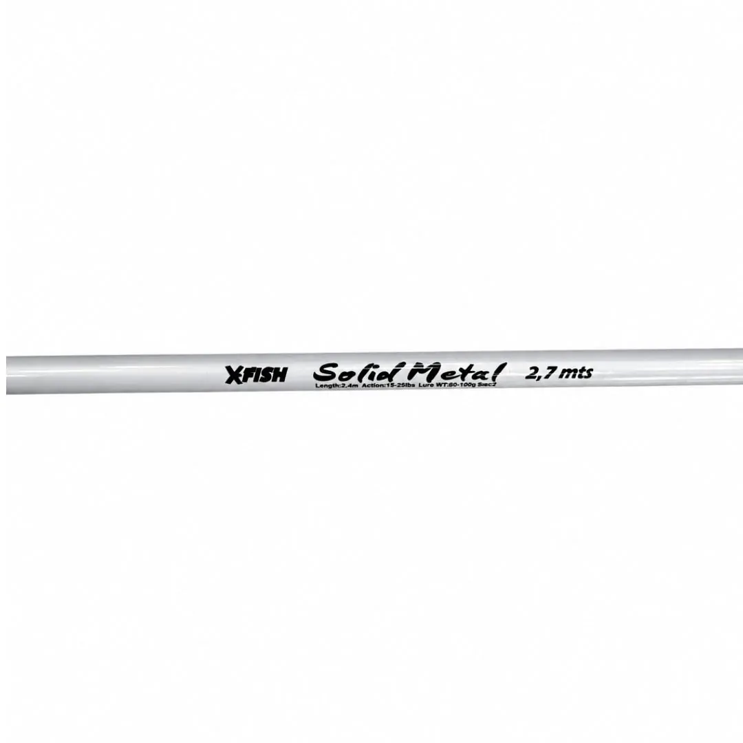 CAÑA RED FISH SOLID METAL BLANCO Y AZUL 2,70MTS 2T 15-25LBS (SOLID37-2.70)