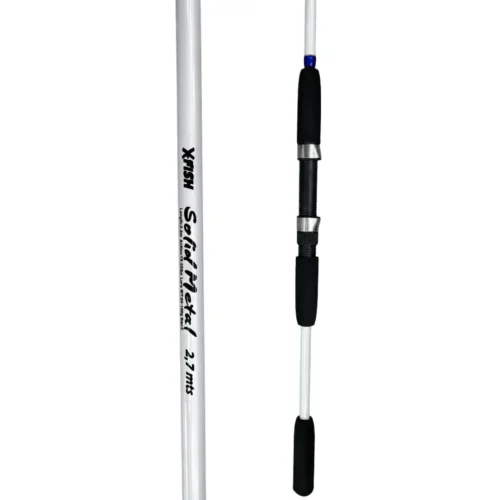 CAÑA RED FISH SOLID METAL BLANCO Y AZUL 2,70MTS 2T 15-25LBS (SOLID37-2.70) Caña 2 Tramos Red Fish Solid Metal Blanco y Azul 2,70mts 15-25Lbs