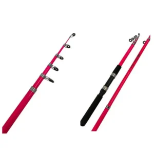 Caña Telescópica Teles-Fluor Fucsia 2,40mts /6 Secc Red fish