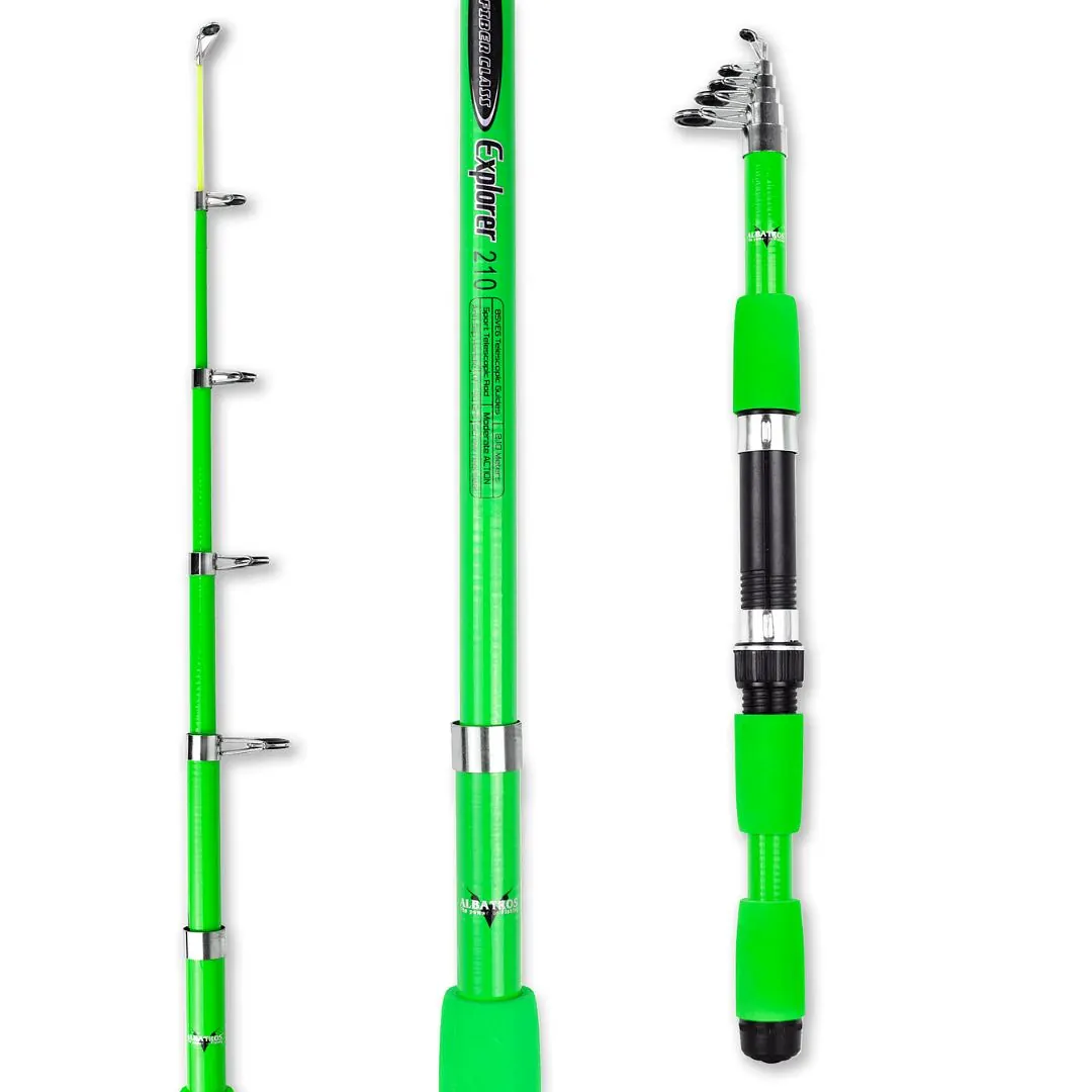 CAÑA ALBATROS EXPLORER 2,70MTS 60 GRS TELESCOPICA (A9075) - 1 CAÑA ALBATROS EXPLORER 2,70MTS 60 GRS TELESCOPICA (A9075)
