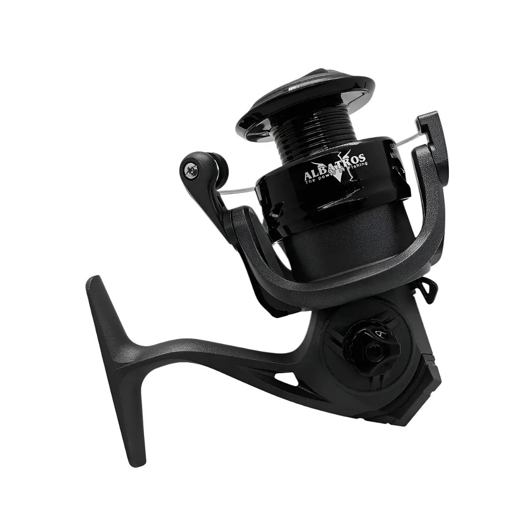 REEL ALBATROS FTL GOLD 50 3R 5.2:1 0,40-100MTS NEGRO A08657 Reel Frontal FTL Gold 50 3 Rulemanes Negro Albatros