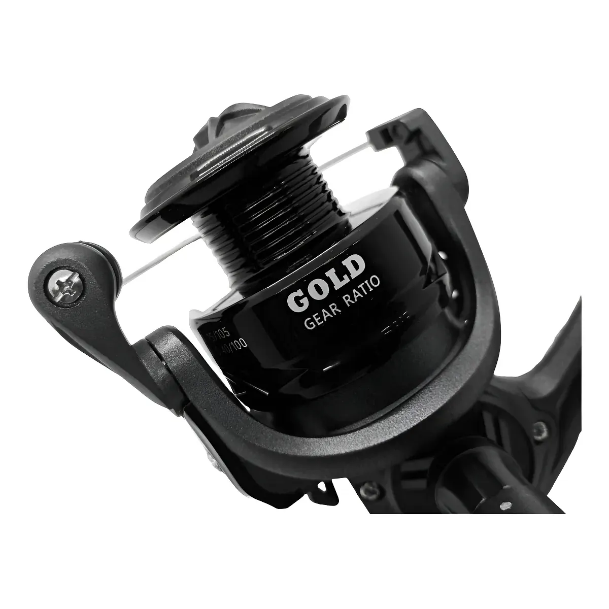 Reel Frontal Gold 70 3 Rulemanes Negro Albatros