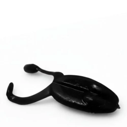 Señuelo Soft Negro Paddle S/Anz Offset 10 Cm/12 Gr Gozio