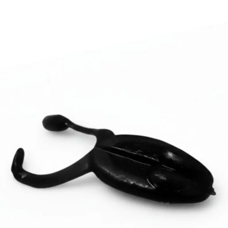 Señuelo Soft Negro Paddle S/Anz Offset 10 Cm/12 Gr Gozio