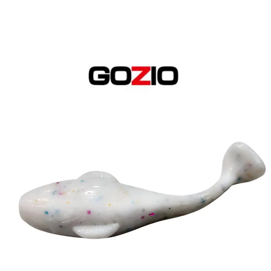 SEÑUELO GOZIO "FISH BLANCO" S/ANZ OFFSET 9CM/10GR(FISHBCO) Señuelo Fish Blanco S/Anz Offset 9 Cm/10 Gr Gozio