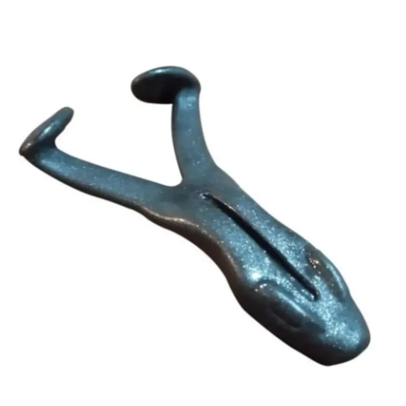 SEÑUELO GOZIO "FROG NEGRO" S/ANZ OFFSET 9CM/11GR (FROG) Señuelo Frog Negro S/Anz Offset 9 Cm/11 Gr Gozio