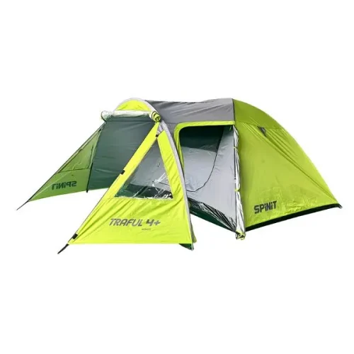 Carpa Traful 4+ 4P 2,45X2,15+1,30X1,35mts 4,2kg 3000mm Verde/Gris 600107 Carpa Traful 4+ 4P 2,45X2,15+1,30X1,35mts 4,2kg 3000mm Verde/Gris 600107 Spinit