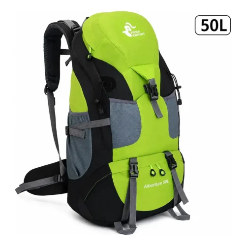 MOCHILA RED FISH "FREE KNIGHT" 50LTS VERDE MANZANA (D-110) - 1 MOCHILA RED FISH "FREE KNIGHT" 50LTS VERDE MANZANA (D-110)