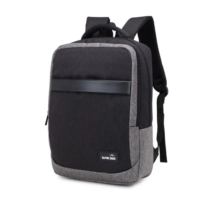 Mochila Mod.16242 Porta Notebook Viaje Trekking Negro Alpine skate