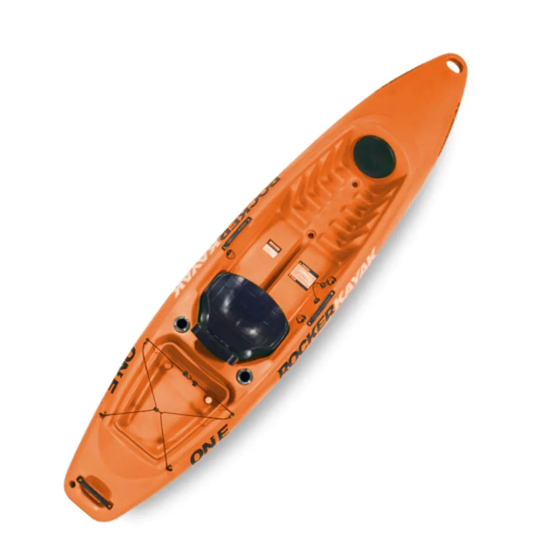 Kayak Rocker One 1 Naranja Pers C/Remo Y "Butaca Rebatible" 2,90X0,69Mts 21Kgs