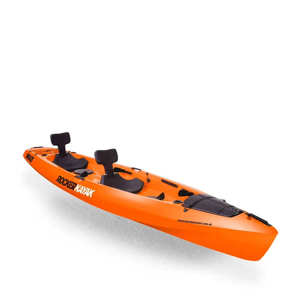 KAYAK ROCKER MIRAGE ROJO C/REMO Y ASIENTO 2P+1P 4.09X0,9MTS 34KGS KAYAK ROCKER MIRAGE ROJO C/REMO Y ASIENTO 2P+1P 4.09X0,9MTS 34KGS