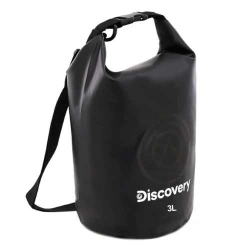 Bolso Estanco Discovery 3lts 34X23X15 Cm Pvc Impermeable Negro