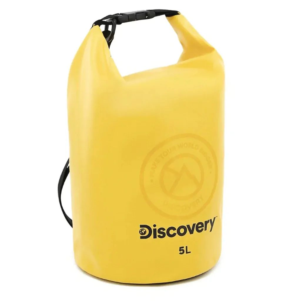 Bolso Estanco Discovery 5lts 34X24X19 Cm Pvc Impermeable Amarillo