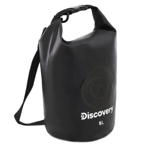 Bolso Estanco Discovery 5lts 34X24X19 Cm Pvc Impermeable Negro