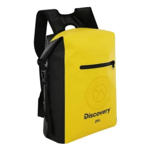 BOLSO MOCHILA ESTANCO DISCOVERY 25 LTS 52X37X21 CM PVC IMPERMEABLE C/MANIJA AMARILLO (31581)