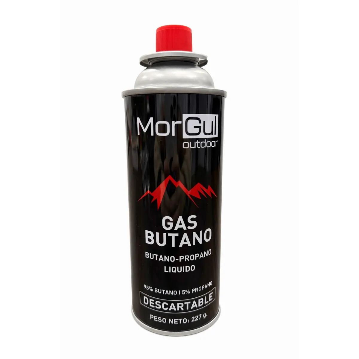 GARRAFA MORGUL 227 GRS "95% BUTANO/5% PROPANO" (GBU-227) Garrafa Morgul 227 Grs 95% Butano/5% Propano