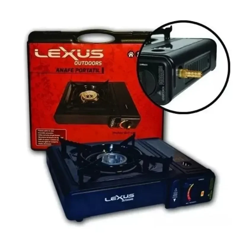 Anafe 1Hlla con Valija y Enc. Electri 2,2Kw Butano Lxz 155A Lexus