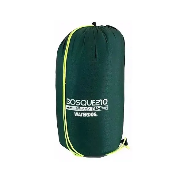 BOLSA DE DORMIR WATERDOG BOSQUE 0º/0.800KG 1.90X84CM RECTANGULAR (BOSQUE210)