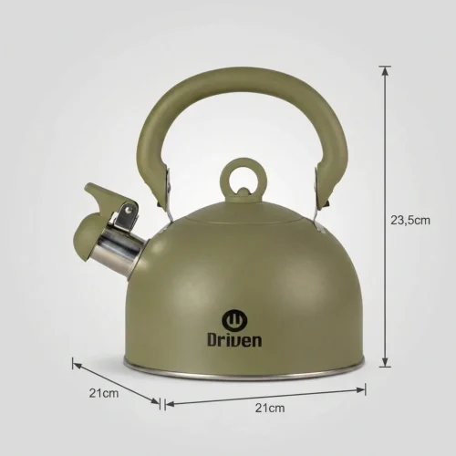PAVA DRIVEN 1,9 LT ACERO INXOIDABLE VERDE MILITAR (TD-3030/VM)